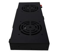 2 Salidas Digital Thermostatically Control LED Rack Soporte Ventilador Bandeja
