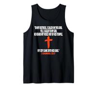 2 Samuel 22:7 Versículos de la Biblia Escritura Camiseta sin Mangas