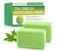 2 Saponi Tea Tree: Detergente Naturale Purificante Viso e Corpo - Sapone Solido Antibatterico per Acne e Pelli Grasse, Olio Essenziale di Tea Tree, 2 x 115g