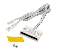 2 sensores de movimiento de control de puerta doble con distancia de inducción de 0 a 7 cm para instalación de iluminación de armario, armario, puerta de armario, interruptores de apertura y cierre