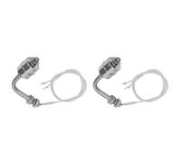 2 Sensores de Nivel de Líquido de 0 a 220 V, Interruptor de Flotador de Sensor de Nivel de Agua Líquida de Acero Inoxidable con Recorrido de Bola Flotante de 10 Mm para Lata de