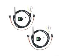 2 sensores de temperatura de acero inoxidable para arduino, 2 sensores de | cable largo, sonda de acero inoxidable impermeable, compatible con para arduino, fácil integración, amplio rango de medición