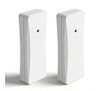 2 sensores exteriores para estación meteorológica: sensores externos inalámbricos conectados a la estación base, sensor inalámbrico para temperatura exterior y humedad con 3 canales ajustables, solo