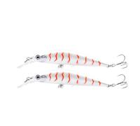 2 señuelos de Pesca de 33 g/10,8 cm, de liberación Global, Que se Hunden for lances Largos, Cebo Duro for Pesca con Mosca. para Agua Salada, Trucha(Color 06,38G 13.3CM)