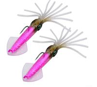 2 señuelos de pesca marítima de alta calidad para experiencias exitosas de pesca en alta mar (13,5 cm, 35,5 g de altura)