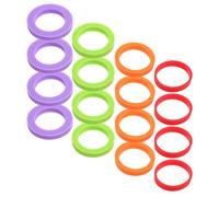 2 Series Anillos Ajustables de Silicona para Rodillo de Repostería | Control de Grosor para Masa y Pizza, Compatibles con Rodillos de Madera y Metal, Reutilizables para Uso Doméstico