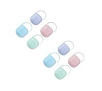 2 Series Caja De Chupete Cajas Protectoras De Chupetes Portátil Caso De De Bebé Estuche Transparente Para Chupete Porta Chupete Almacenamiento De Tope Páginas 4 Piezas X 2