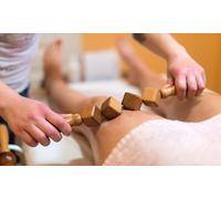 2 sesiones: Cada sesión incluye 30 min de maderoterapia y 30 min de presoterapia.