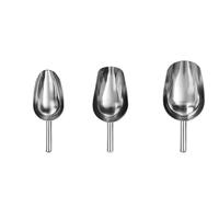 2 Set (6PCS) Stainless Steel Ice Shovel para Cocina