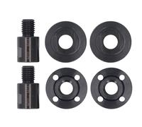 2 Set Angle Grinder Female to Male Adapter CVR Steel Angle Grinder Converter for Cutting Disc Drill Bit (M10 a M14)