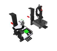 2 Set Desk Mount Flight/Space/Farm Sim Hotas/Joystick Compatible with Logitech X52 X56, Thrustmaster Hotas Warthog, Sol-R2, SimTask Farmstick, T. Flight Hotas, T.16000M, Winwing Orion 2, VKB VPC Hotas