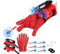 2 Set Launcher Glove, Juegos de Launcher Glove, Lanzador de Héroes, Juegos de Guantes de Lanzador, Guante Hero Launcher, Juguetes Educativos Divertidos para Niños