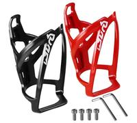 2 Sets Bike Water Bottle Holder Stable Bike Water Bottle Cage Lightweight Plastic Drink Holder with Screws ＆ Wrench Easy To Install BracketsBike