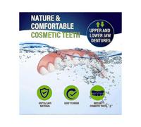 2 Sets Of Dentures Upper And Lower Dentures, Natural And Comfortable, Protect Your Teeth And Restore A Confident Smile_Lucky_B