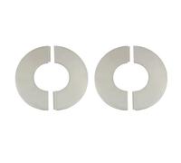 2 sets rosetón para conductos de estufas chimeneas embellecedor tubo salida humos caldera collar de tubería pellets caldera (200mm Diámetro Interior)