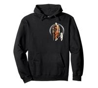 2 Sided Monks & Aloka Dog Walk for Peace Sudadera con Capucha