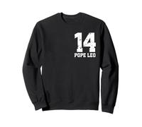 2 Sided Team Pope Leo XIV of Chicago Number 14 Sports Jersey Sudadera