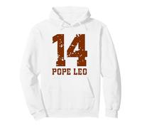 2 Sided Team Pope Leo XIV of Chicago Number 14 Sports Jersey Sudadera con Capucha