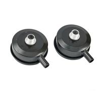 2 silenciadores de compresor de aire con carcasa de metal, diseño de rosca de 20 mm, excelente función de reducción de ruido