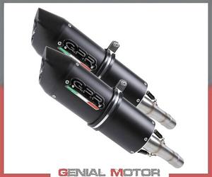 2 Silenciadores Escape GPR FURORE NERO Aprobado DUCATI ST4 - ST4 S 1999 > 2005
