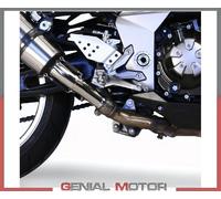 2 Silenciadores Escape GPR FURORE NERO Catalizado KAWASAKI Z 1000 2007 > 2009