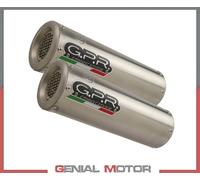 2 Silenciadores Escape GPR M3 TITANIUM NATURAL Catalizado DUCATI 1098 2006 2012
