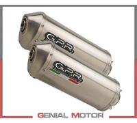 2 Silenciadores Escape GPR SATINOX Apr APRILIA ETV CAPONORD RALLY 1000 2001 2007