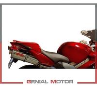 2 Silenciadores Escape GPR TRIOVAL Aprobado HONDA VFR 800 V-TEC 2002 > 2013