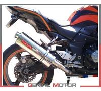 2 Silenciadores Escape GPR TRIOVAL Aprobado KAWASAKI Z 1000 2007 > 2009