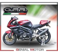 2 Silenciadores Escape GPR VN FURORE NERO Aproba APRILIA SL FALCO 1000 2000 2004