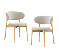 2 sillas de comedor modernas de metal con respaldo para cocina, sala de estar, dormitorio, restaurante, elegante solución de asiento para el hogar y los espacios de comedor