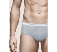 2 Slip de Hombre Con Elástico Exterior Algodón Elástico Básico Midi De Sloggi
