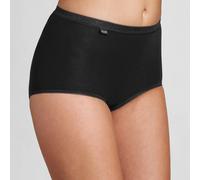 Sloggi Slip de mujer Basic+ Maxi – Algodón elástico – Pack 2 Blanco Talla 42