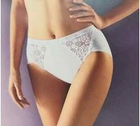 Slip Mujer Sloggi Chic Midi De Algodón Y Encaje 2 Piezas