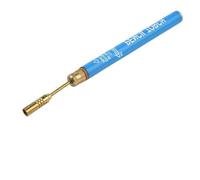 2 soldadores de gas butano recargables inalámbricos azules con flujo de aire variable para calefacción, reparación de joyas, doblado de tubos de PVC, bricolaje para el hogar y al aire libre