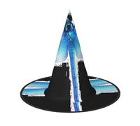 2 sombreros de bruja de Halloween con libélula para mujer, ala ancha, plegable, puntiaguda, para fiesta de Halloween