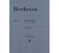 2 sonatines pour piano en sa majeur et en sol majeur, appendice 5