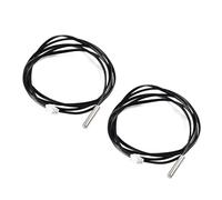 2 sondas de sensor de temperatura de 10 K, sondas de sensor de temperatura termistor, sonda térmica NTC, cable de extensión, sonda impermeable, sensor de temperatura de precisión