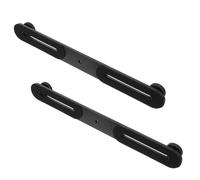 2. Soporte doble para flash. Soporte para cámara. Barra de extensión para flash. Barra de micrófono ajustable. Admite dos micrófonos o brazos