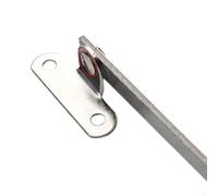2 soportes de bisagra de gabinete, barra de soporte plegable de acero inoxidable para puerta de armario, armario de cocina, izquierda y derecha (2 pares)