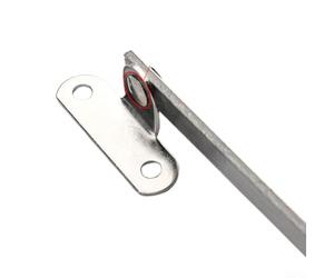 2 soportes de bisagra de gabinete, barra de soporte plegable de acero inoxidable para puerta de armario, armario de cocina, izquierda y derecha (2 pares)
