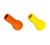 2 soportes de cintura para cinturón de combate de pesca, absorción de golpes, soporte para bastón de lucha, naranja y amarillo