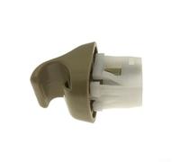 2 soportes de clip de visera solar para Honda Accord 2008 2009 2010 2011 2012 OEM 88217-TA0-A02ZB clips de soporte de repuesto (beige)