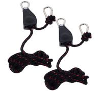 2 soportes de cuerda de trinquete ajustables de 1/4 de pulgada para luces de cultivo