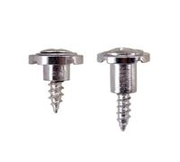 2 soportes de cuerda para guitarra eléctrica, árbol redondo ranurado, con tornillo de montaje para guitarras, bajos, cuerdas vintage, retenedor de cuerdas con tornillo de montaje