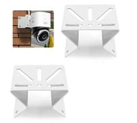 2 soportes de esquina compatibles con cámara de vigilancia Eufy Security SoloCam S340/E30, montaje en esquina de pared exterior, soporte de metal para cámaras CCTV, soporte de gran angular para