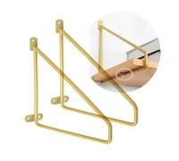 2 soportes de estante triangulares for tabique de pared, tableros de andamio de acero macizo, soporte fijo for estante de trípode, soportes de ángulo flotantes for estante de mesa de banco.(Y,30cm)