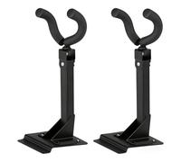 2 soportes de exhibición modernos para guitarra, montaje en pared, base gruesa, fácil instalación, práctico soporte de pared para guitarra para estabilidad, soporte de violín