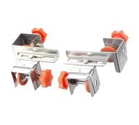 2 soportes de fijación portátiles de acero inoxidable resistentes para cajones de gabinete, cierres inoxidables, fácil de montar, uso diario, casual, cierres de panel de cajones inoxidables