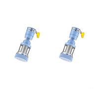 2 soportes de filtro de agua para grifo de cocina, purificador de alta capacidad que reduce el mal sabor y los sedimentos, sistema de filtración de grifo fácil de instalar para uso doméstico y RV, 11